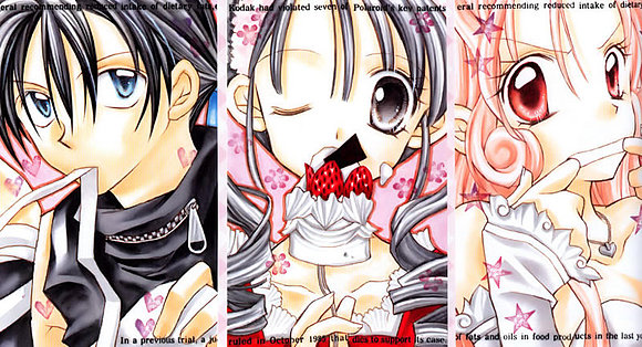Meroko, Takuto y Mitsuki