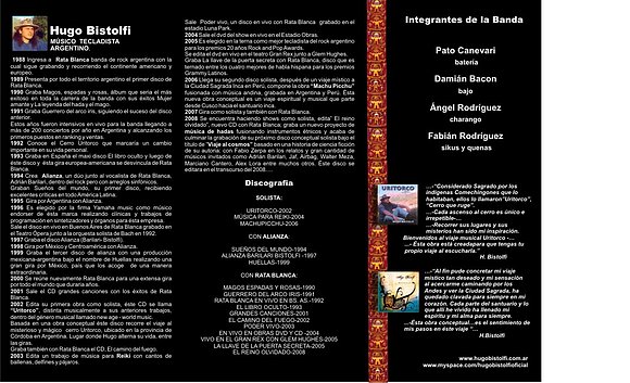 --Hugo Bistolfi el 18/10 en Cordoba--