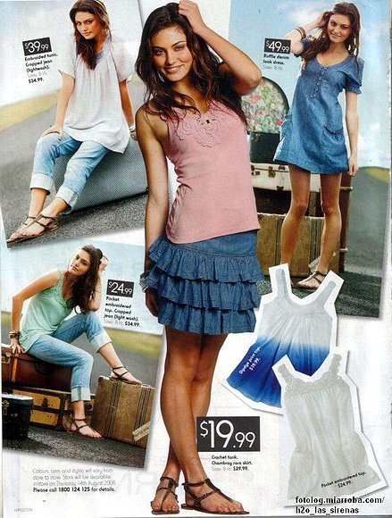 Semana de Phoebe modelando