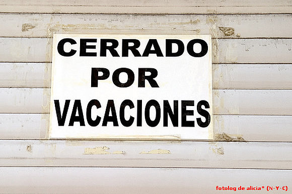 me voy de vacaciones
