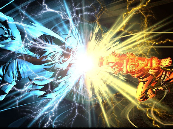 sasuke y naruto