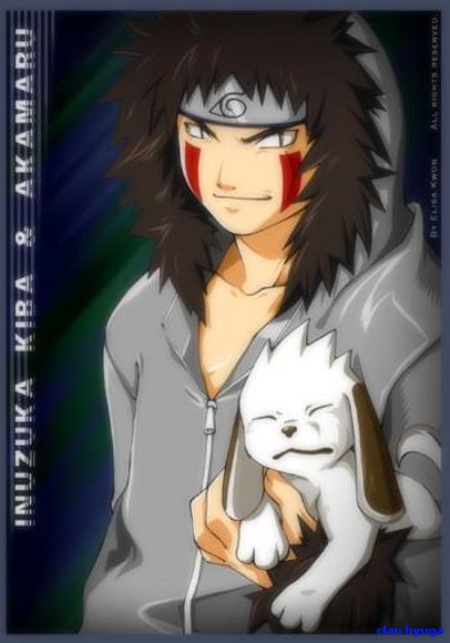 kiba y akamaru