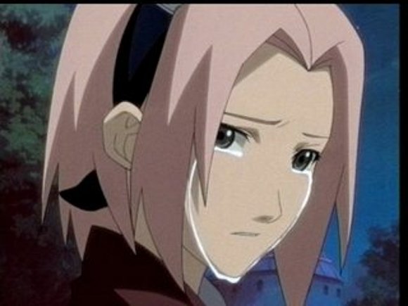 sakura llorando