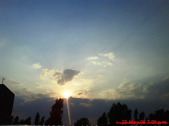 LA PUESTA de sol