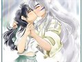 el beso de kagome e inuyasha