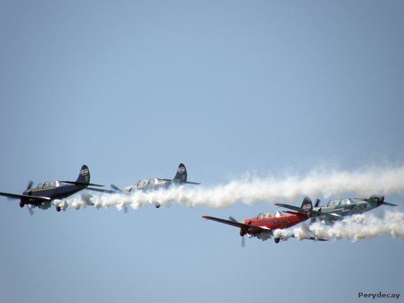 exibicion aérea en Cádiz