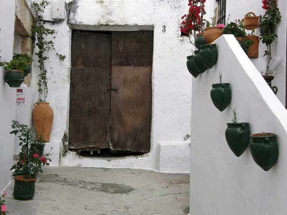 Calle tipiaca de Vejer (Cádiz)