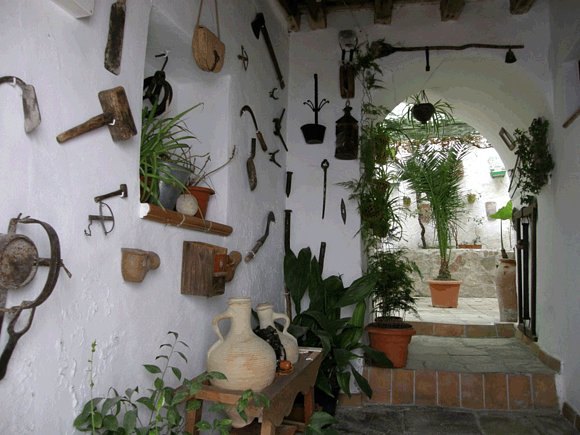 Vejer, entrada de una casa tipica