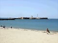 Playa de la caleta , castillo de San Sebastian