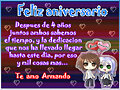 Feliz aniversario Amor
