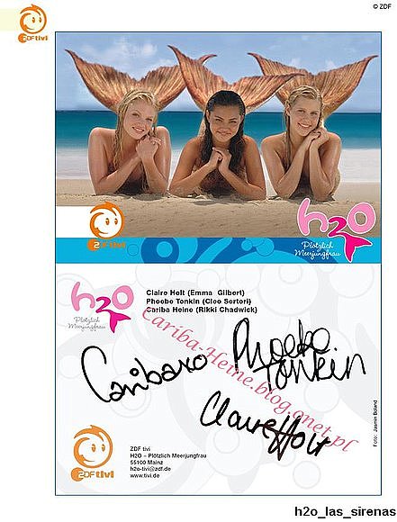 la firma de las tres