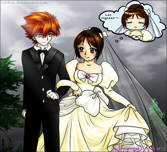 En la boda..."sigo prefiriendo las vegas u.u"