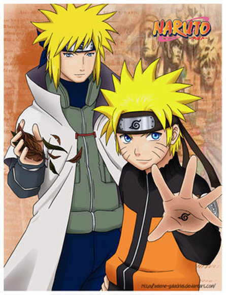 naruto y minako