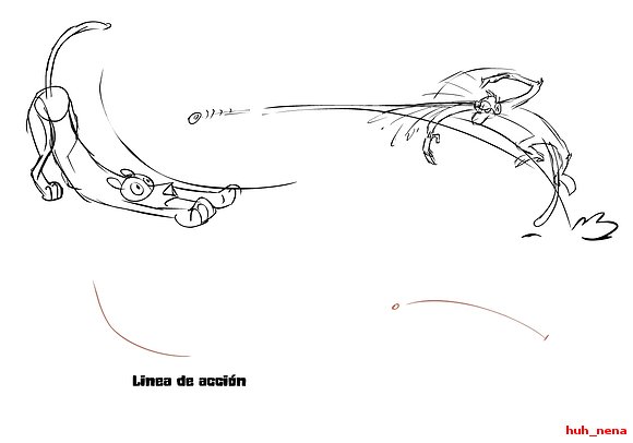 una explicacion de la la linea de accion de flash