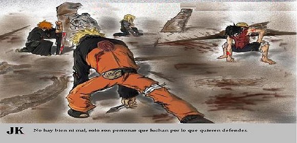 naruto vs bleach vs one piece vs full metal