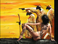 Oleo Africano, composicion