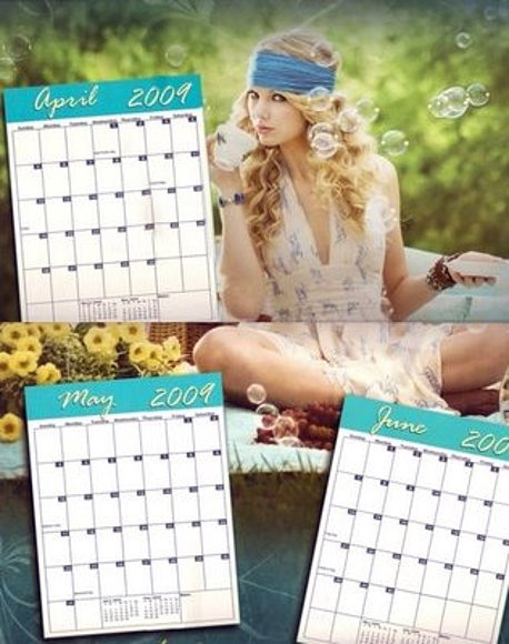 CALENDARIO DE TAYLOR SWIFT