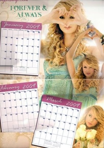 CALENDARIO DE TAYLOR SWIFT