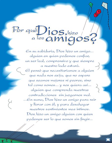 amistad divino tesoro