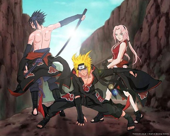 naruto,sasuke y sakura