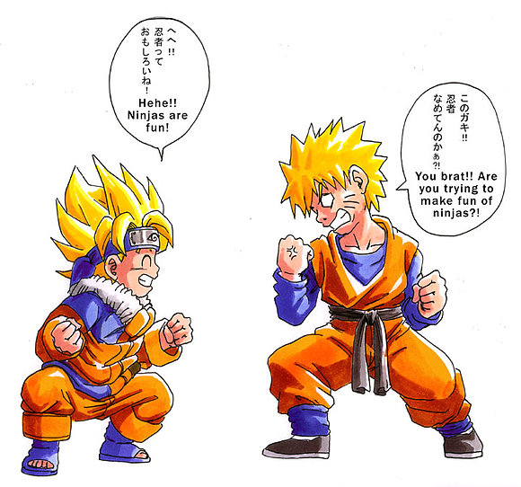 naruto y goku