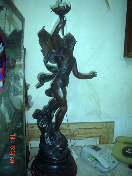 lampara de hierro, estilo