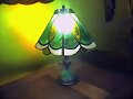 LAMPARA VITREAUX ESTILO TIFFANY, EN VERDE