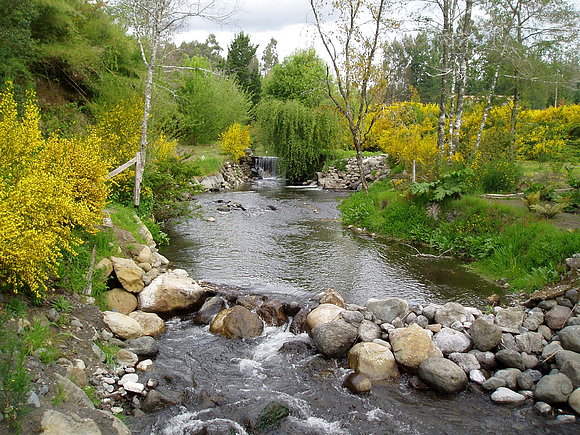 Laguna, río Huichatío