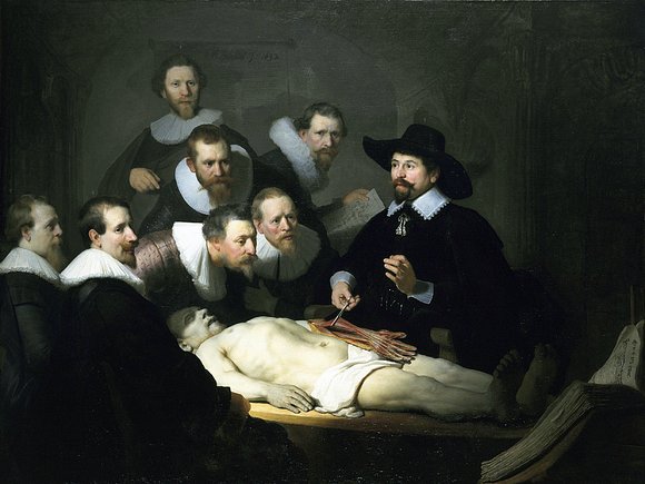 La lección de anatomía del Dr. Nicolaes Tulp