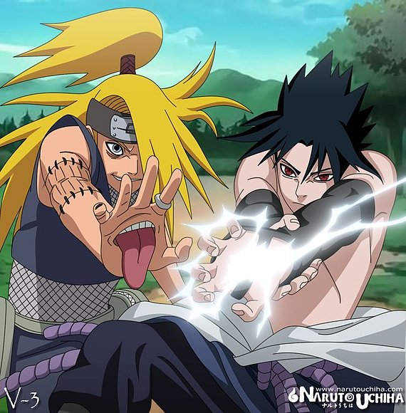 DEIDARA Y SASUKE