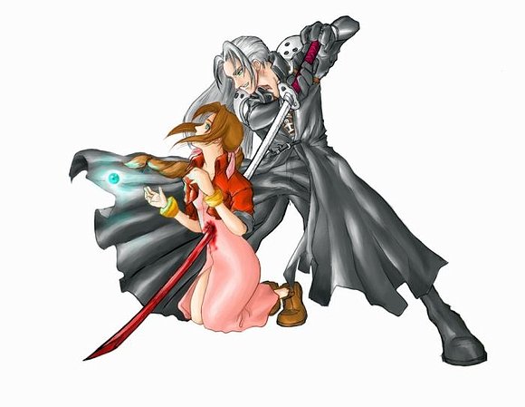 sephirot y aerith