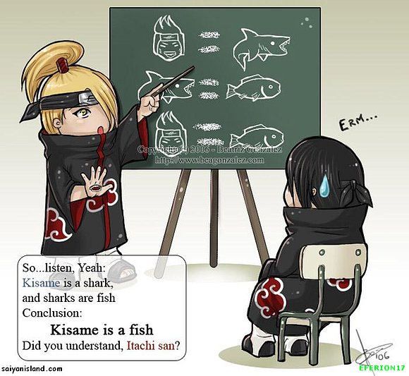 ...kisame es un pez...