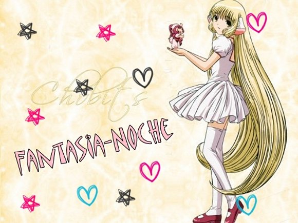 Chii y Sumomo[Chobits(imagen editada por mí)]