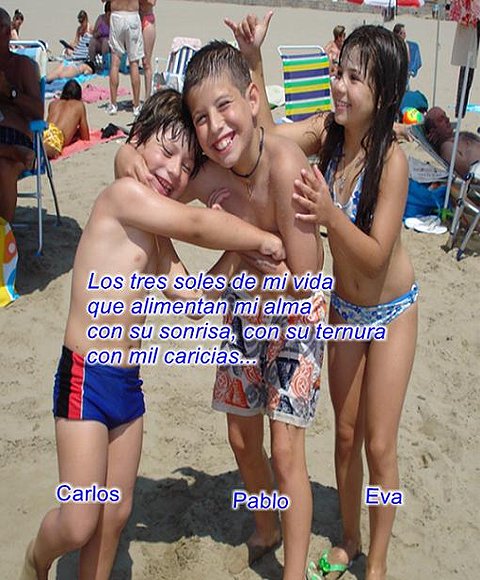 PARA MIS TRES SOLES