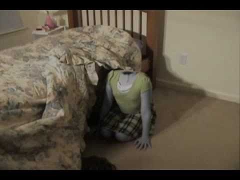 Scary Demon Girl Decapitates Self!!!