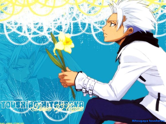 Hitsugaya y su flor
