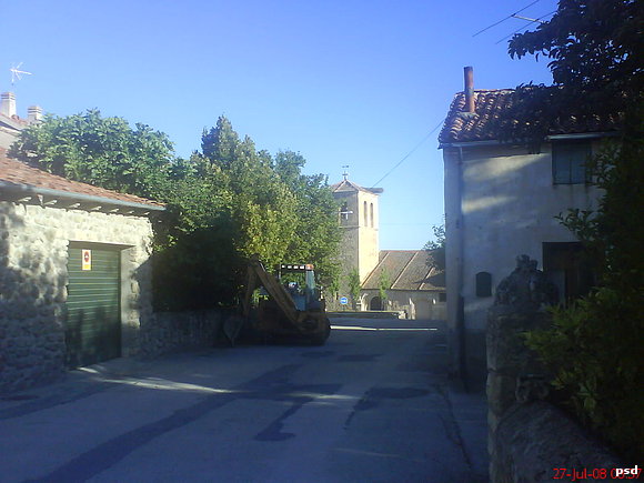 Desde la calle de la iglesia