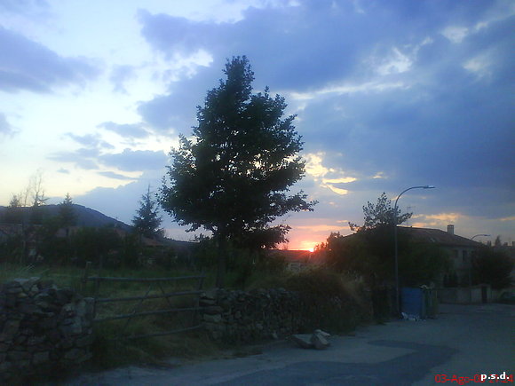 Puesta de sol abrileña