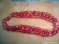 Pulsera el&aacute;stica roja