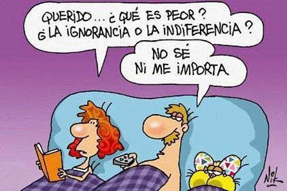 Reflexiones a la indiferencia