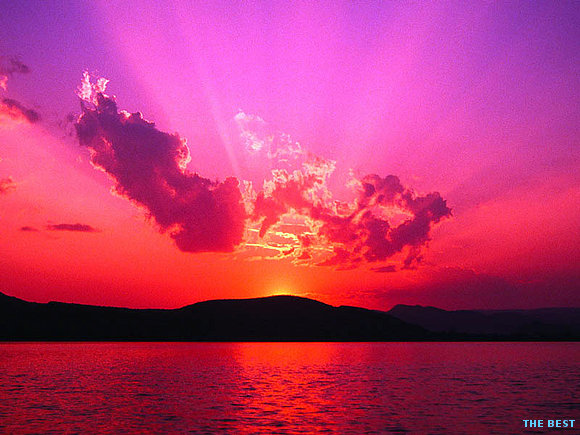 puesta de sol