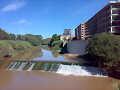 el Rio Cardener, a su paso por Manresa