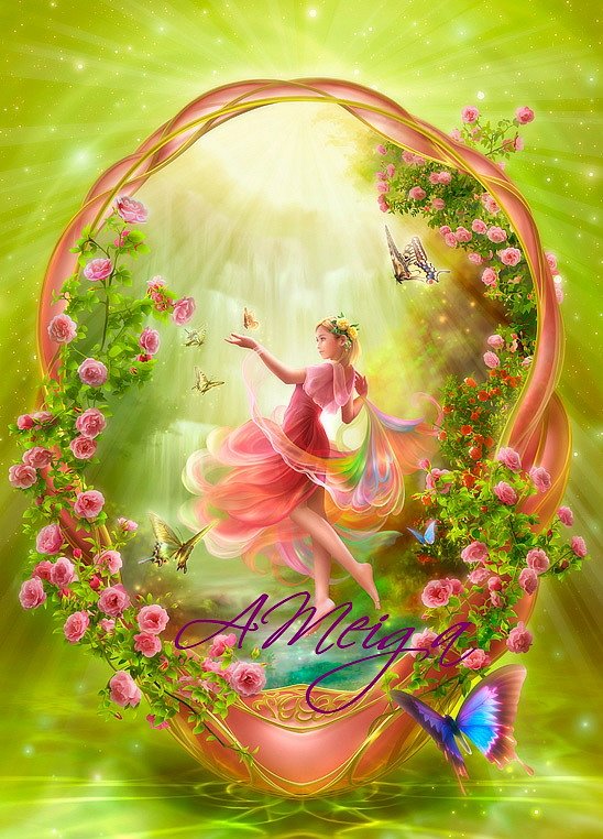 LA ROSA Y LA MARIPOSA.