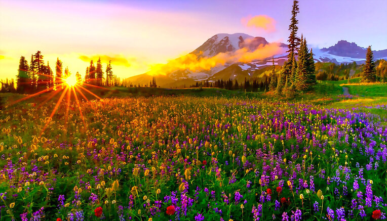 LA PRIMAVERA BESABA...