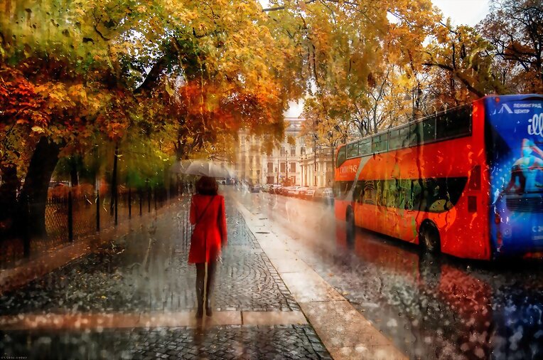 BAJO LA LLUVIA.