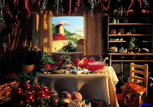 ALGARABIA EN LA COCINA.