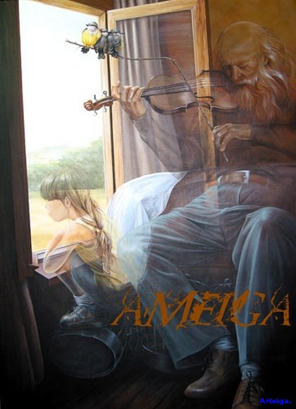 HOMBRE CON VIOLÍN.