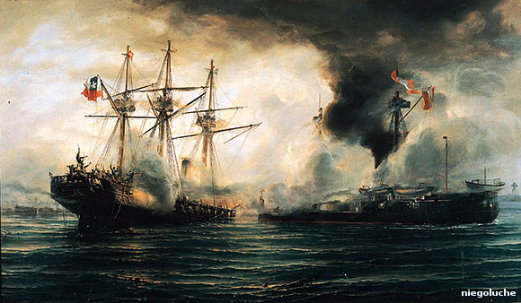 GUERRA DEL PACIFICO PERU Y BOLIVIA CONTRA CHILE