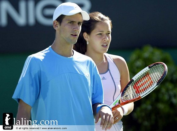 Ana Ivanovic  y   Novak Djokovic