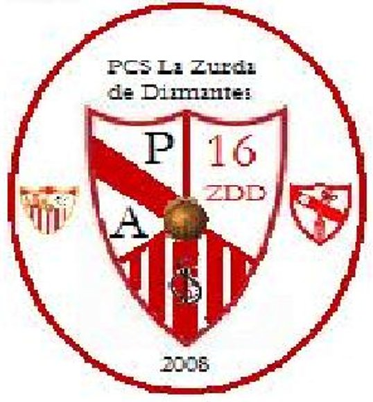 ESCUDO P.C.S. LA ZURDA DE DIAMANTES DE CAMAS
